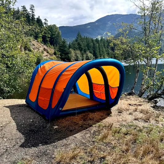 Inflatable Floating Tent Outdoor Camping Inflatable Mattress Tent Outdoor Luxury Automatic Tente Camping Inflatable