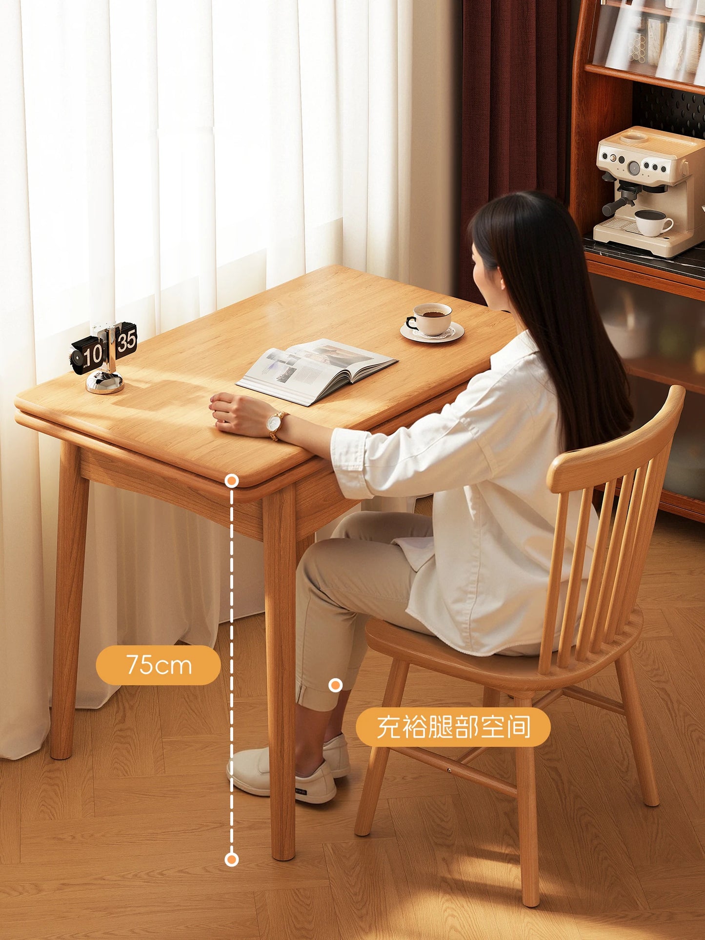 Desk Wall Apartment Saving Small Dining Minimalist Cafe Foldable Kitchen Compact Space Table Mounted Folding Household Home