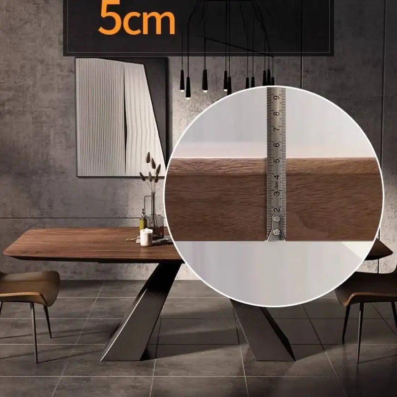 Party Event Square Dining Tables Design China Brown Kitchen Dining Tables Modern Nordic Wood Tavolo Pranzo Furniture Home