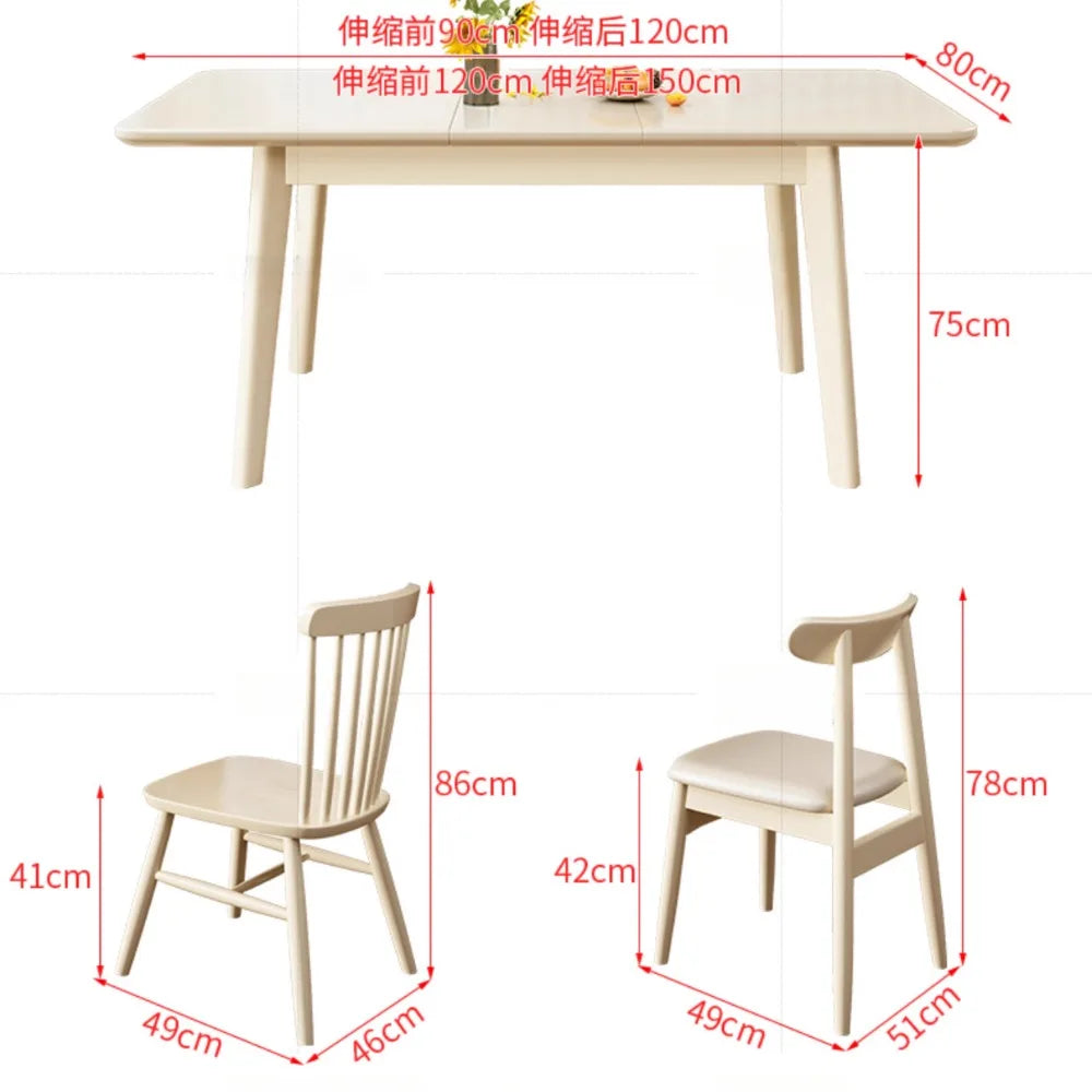 Nordic Waterproof Dining Table Breakfast Minimalist Luxury Design Dining Table Rectangle Farmhouse Mesa De Comedor Furnitures