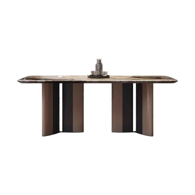 Small Space Square Dining Tables Design Deco Brown Nordic Dining Tables Marble Modern Luxury Mesas De Comedor Furniture Home