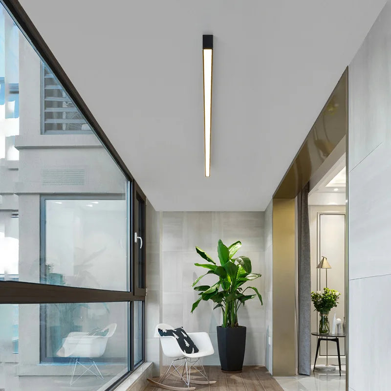 Modern minimalist, bar shaped, balcony, bedroom, living room, foyer, bedside, ceiling light, eye protection LED home decoration
