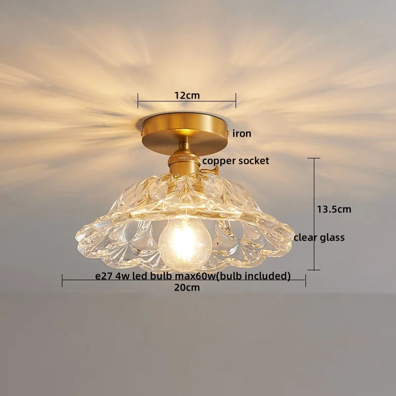 IWHD Home Lighting LED Ceiling Lamps For Living Room Porch Balcony 4w Bulb Modern Night Lights Fixtures Lustre Chandelier