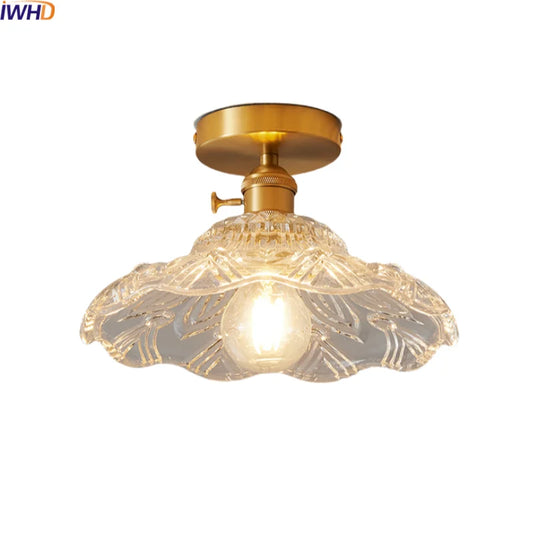IWHD Home Lighting LED Ceiling Lamps For Living Room Porch Balcony 4w Bulb Modern Night Lights Fixtures Lustre Chandelier