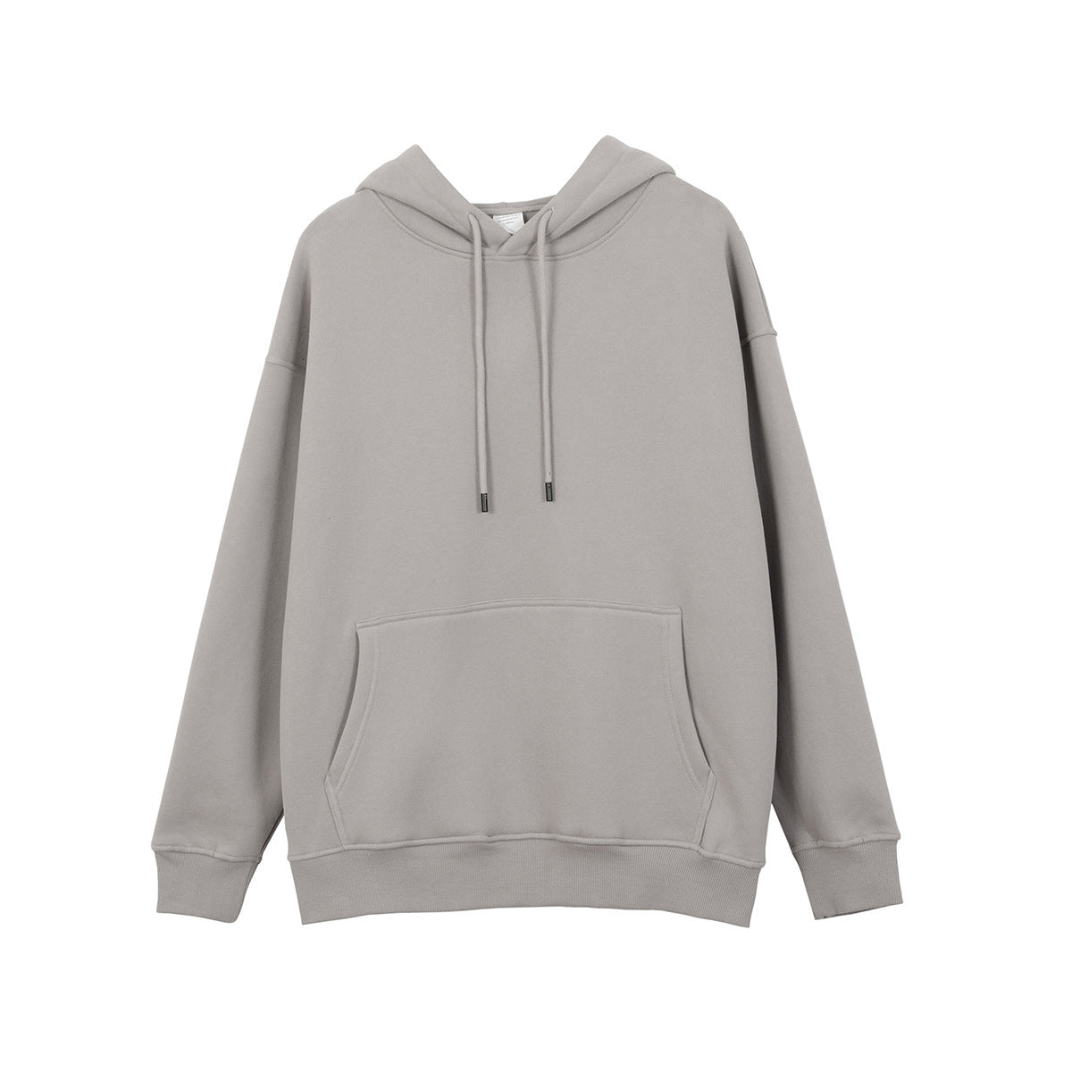 Plus Fleece Loose Trendy Brand Men's And Women's Solid Color Thickened Hooded Sweater Men