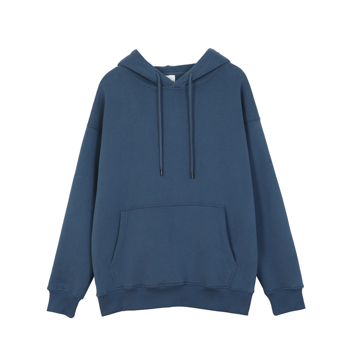 Plus Fleece Loose Trendy Brand Men's And Women's Solid Color Thickened Hooded Sweater Men