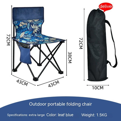 Portable Outdoor Folding Chair Small Bench Maza Fishing Equipment Home