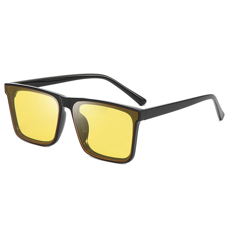 Square Sunglasses With Flat Tear Film For Men And Women